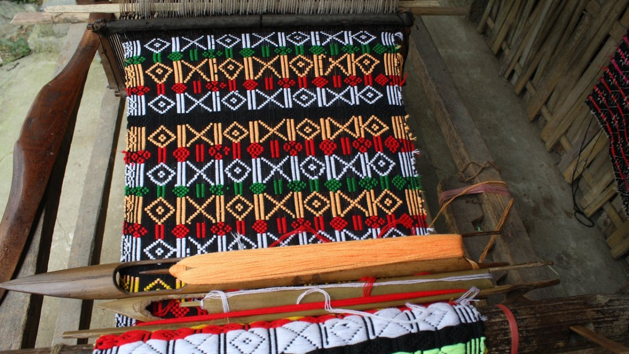 Pull the thread and weave cotton fabric (2)